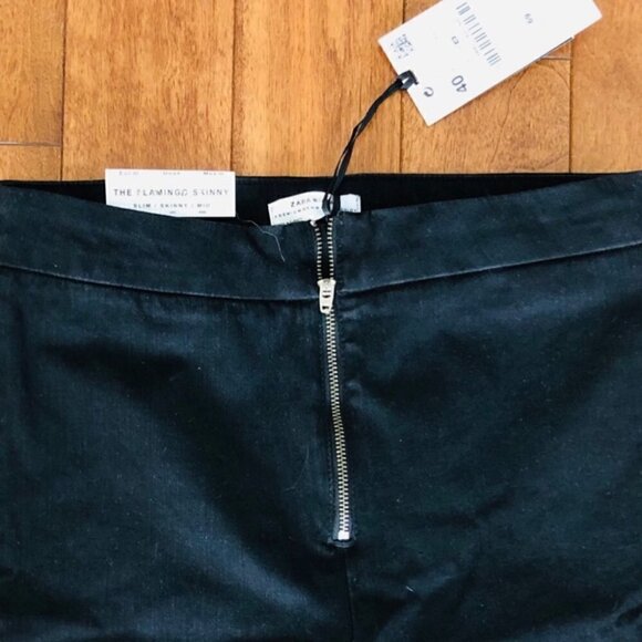 ZARA skinny with metallic piercing premium denim Size 8 - Picture 3 of 10